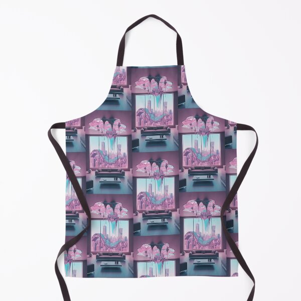 Item preview, Surreal Melting Ceiling Interior With Wavy Cityscape designed and sold by Itsheartshop.