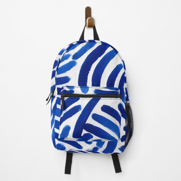 Item preview, Abstract Blue Brushstroke Pattern designed and sold by RebenCantik.
