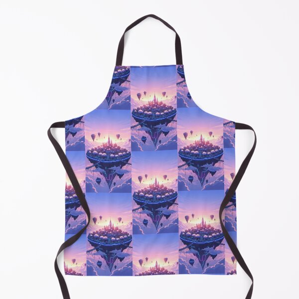 Item preview, Floating Sakura Island Castle Anime Fantasy Sunset Art designed and sold by Itsheartshop.