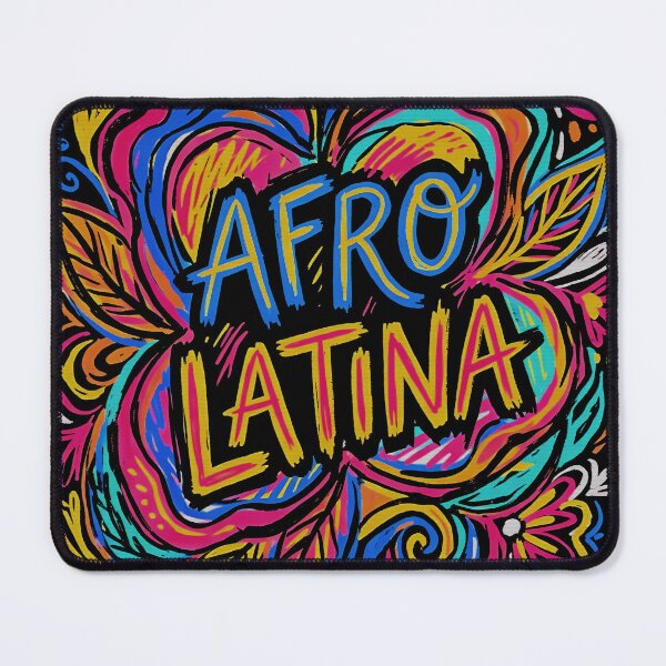 Item preview, Afro Latina Colorful Flowers Rainbow Letters designed and sold by graphixpolash.
