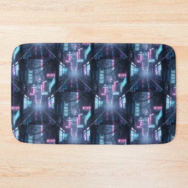 Item preview, Cyberpunk Tokyo Alleyway Neon Night Rain designed and sold by Itsheartshop.