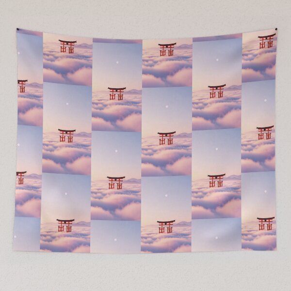 Item preview, Sacred Japanese Torii Gate Floating Above Clouds designed and sold by Itsheartshop.