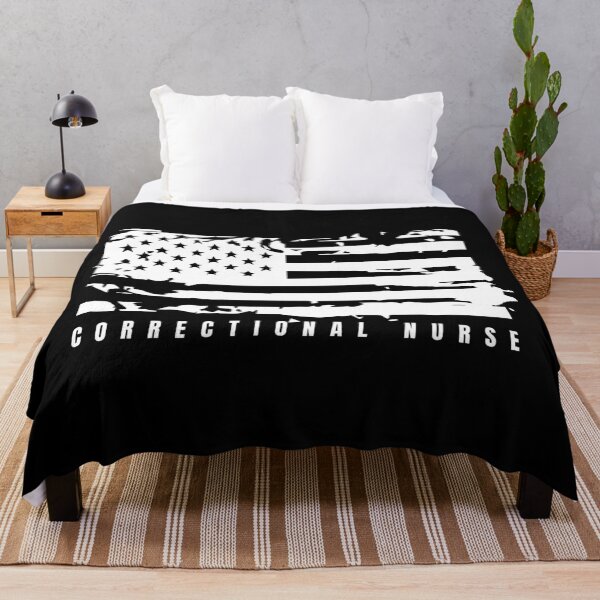 Item preview, Corrections Nurse Us Flag designed and sold by Dondonmart.