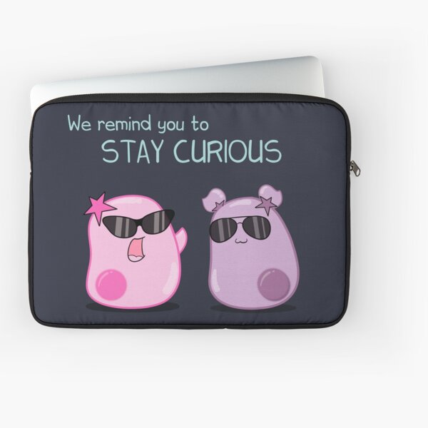 Stay Curious! with the Amoeba Sisters Laptop Sleeve