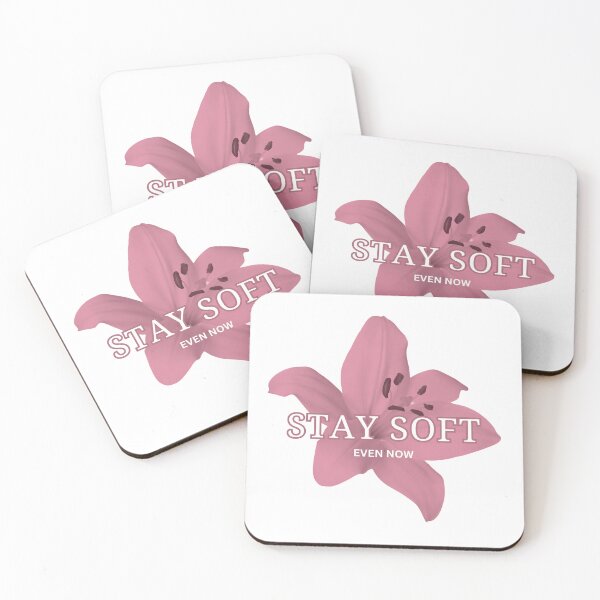 Item preview, stay soft, even now // minimal retro aesthetic designed and sold by zlivy.