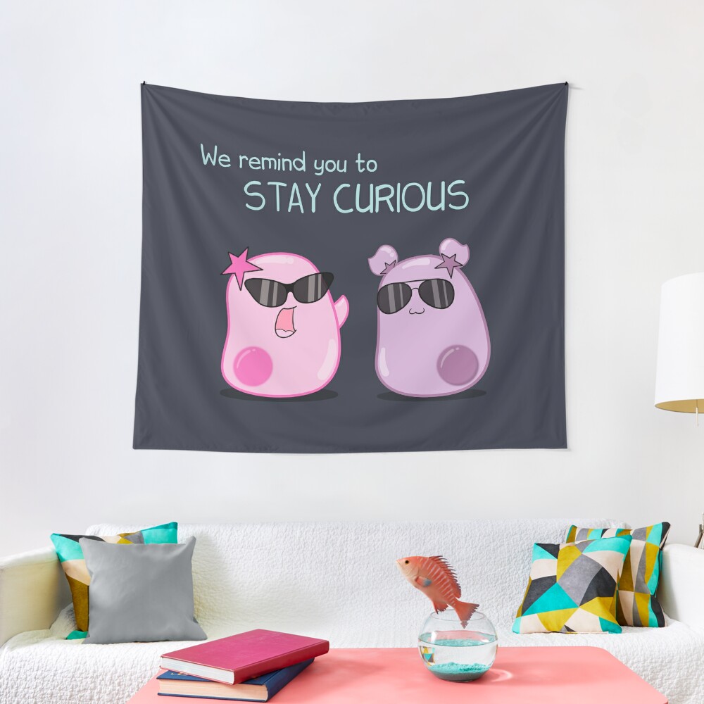 Stay Curious! with the Amoeba Sisters Tapestry