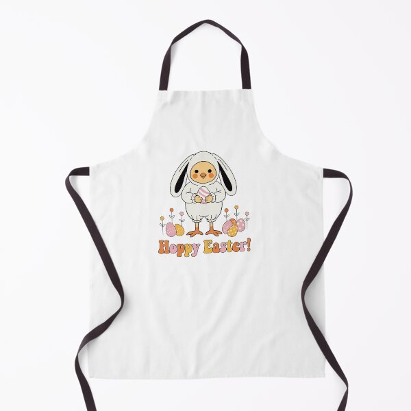 Item preview, Cute Chick in Bunny Costume Holding Egg – Happy Easter Funny Design designed and sold by Xatutik.art.