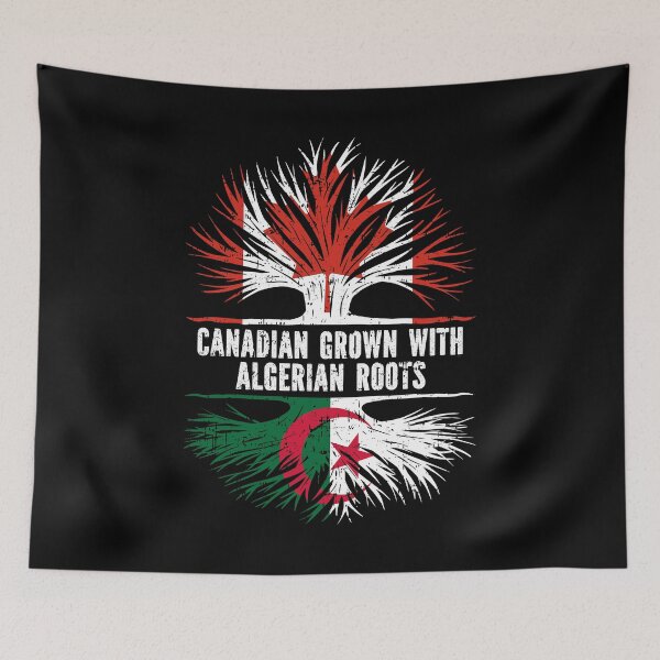 Item preview, Canadian Grown with Algerian Roots Canada Flag designed and sold by CosmoKitsch.