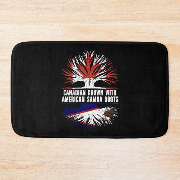 Item preview, Canadian Grown with American Samoa Roots Canada Flag designed and sold by CosmoKitsch.