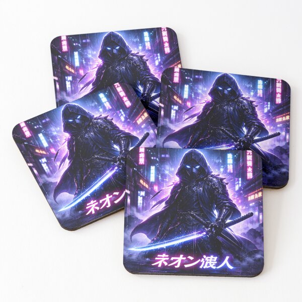 Item preview, cyberpunk anime ronin designed and sold by douspotroody.