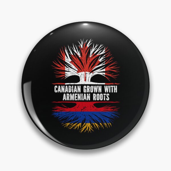 Item preview, Canadian Grown with Armenian Roots Canada Flag designed and sold by CosmoKitsch.