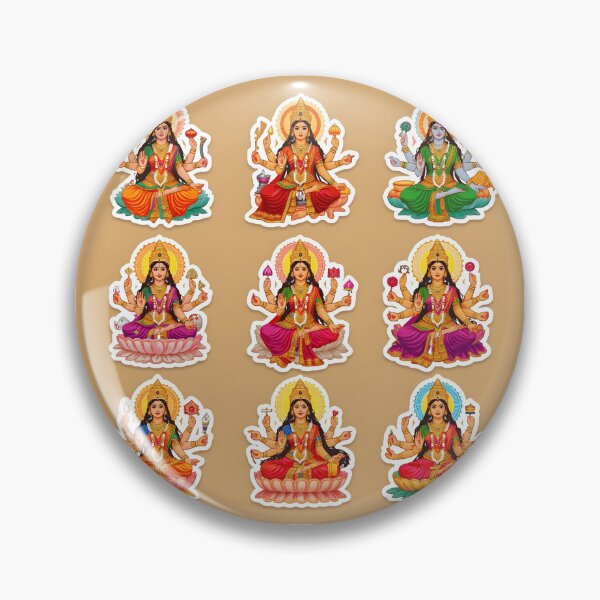 Item preview, Goddess Shailaputri Sticker designed and sold by Teewave-Ashish.