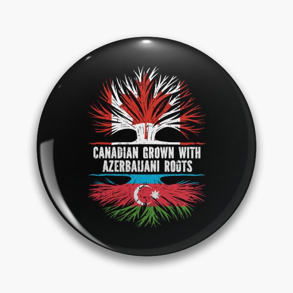 Item preview, Canadian Grown with Azerbaijani Roots Canada Flag designed and sold by CosmoKitsch.