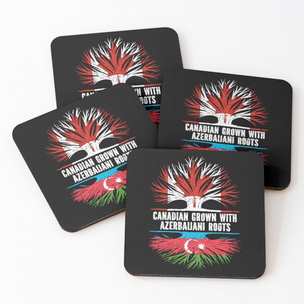 Item preview, Canadian Grown with Azerbaijani Roots Canada Flag designed and sold by CosmoKitsch.