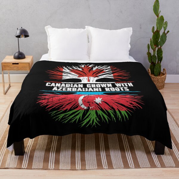 Item preview, Canadian Grown with Azerbaijani Roots Canada Flag designed and sold by CosmoKitsch.