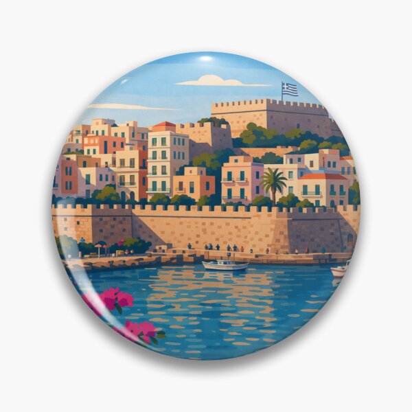 Item preview, Heraklion Crete Travel Poster designed and sold by MatthewHeights.