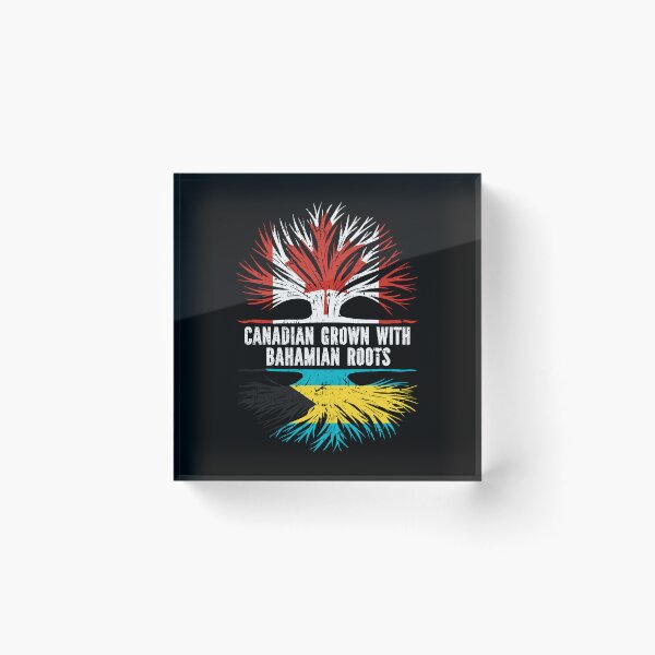 Item preview, Canadian Grown with Bahamian Roots Canada Flag designed and sold by CosmoKitsch.