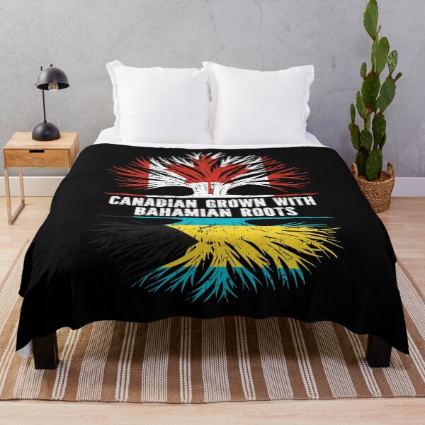 Item preview, Canadian Grown with Bahamian Roots Canada Flag designed and sold by CosmoKitsch.