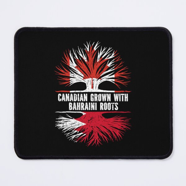 Item preview, Canadian Grown with Bahraini Roots Canada Flag designed and sold by CosmoKitsch.