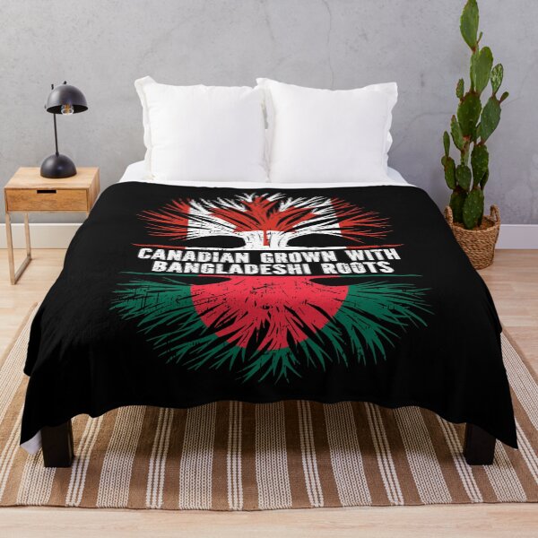 Item preview, Canadian Grown with Bangladeshi Roots Canada Flag designed and sold by CosmoKitsch.
