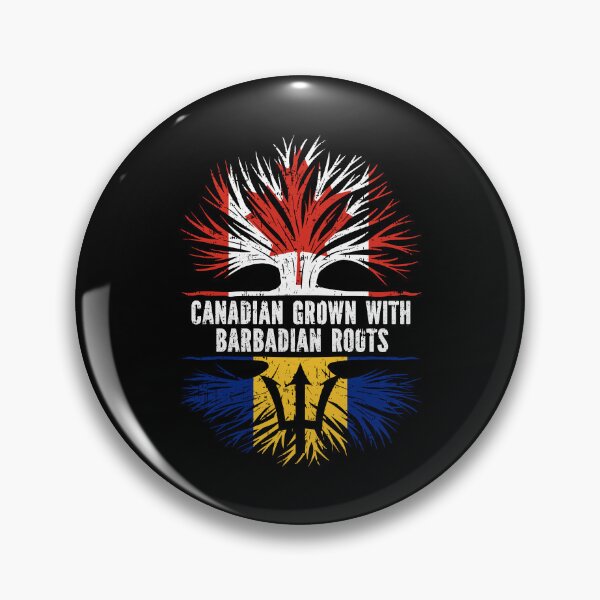 Item preview, Canadian Grown with Barbadian  Roots Canada Flag designed and sold by CosmoKitsch.