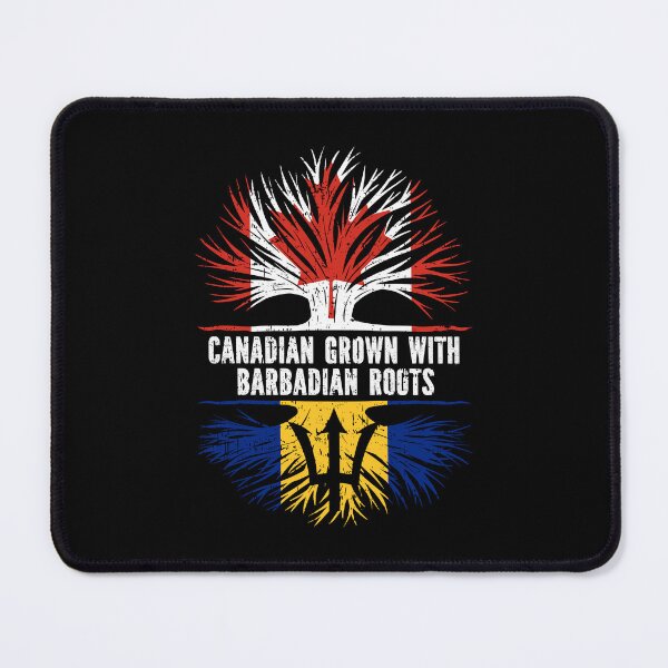 Item preview, Canadian Grown with Barbadian Roots Canada Flag designed and sold by CosmoKitsch.