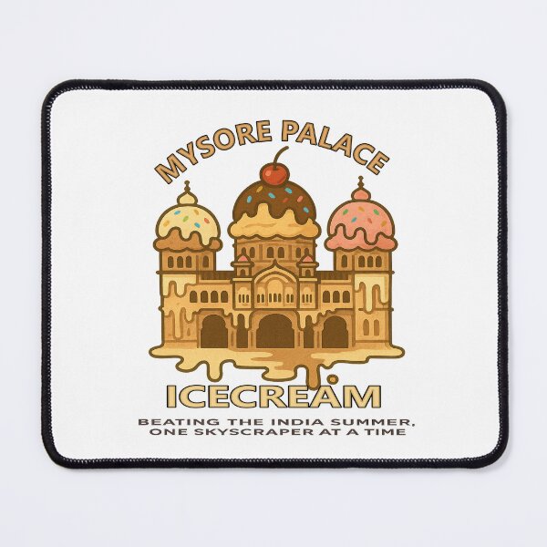 Item preview, Mysore Palace Ice Cream | Funny India Summer Dessert Humor Cute Architecture designed and sold by Globalcitytees.