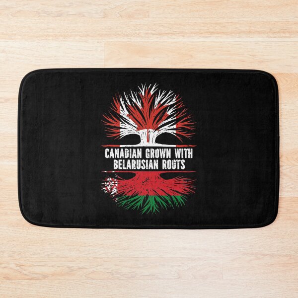 Item preview, Canadian Grown with Belarusian Roots Canada Flag designed and sold by CosmoKitsch.