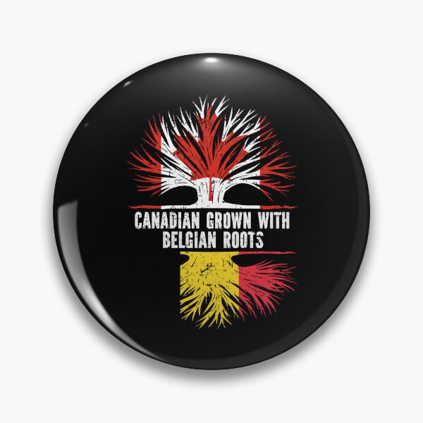 Item preview, Canadian Grown with Belgian Roots Canada Flag designed and sold by CosmoKitsch.