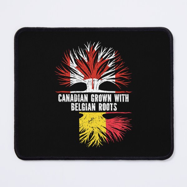 Item preview, Canadian Grown with Belgian Roots Canada Flag designed and sold by CosmoKitsch.