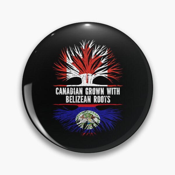 Item preview, Canadian Grown with Belizean Roots Canada Flag designed and sold by CosmoKitsch.