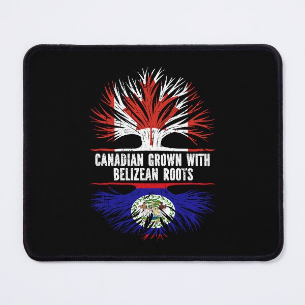 Item preview, Canadian Grown with Belizean Roots Canada Flag designed and sold by CosmoKitsch.