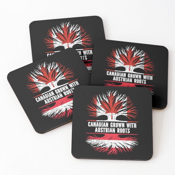 Item preview, Canadian Grown with Austrian Roots Canada Flag designed and sold by CosmoKitsch.