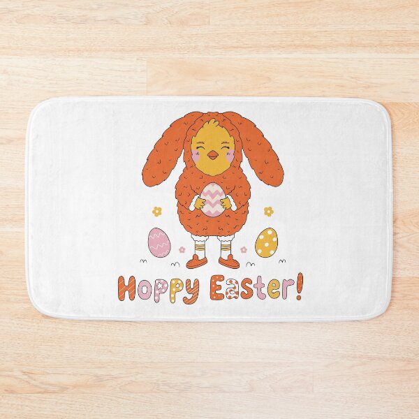 Item preview, Hoppy Easter Chicken in Bunny Costume – Funny Cute Easter Pun Design designed and sold by Xatutik.art.
