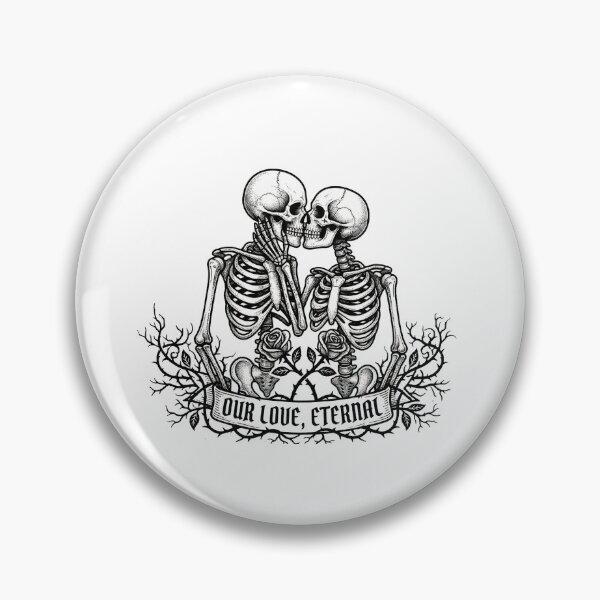 Item preview, ​Eternal Embrace Skeleton Lovers Dark Art designed and sold by FIRASs19.