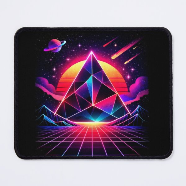 Item preview, Neon Pyramid Retro Space designed and sold by IMOBILYARI.