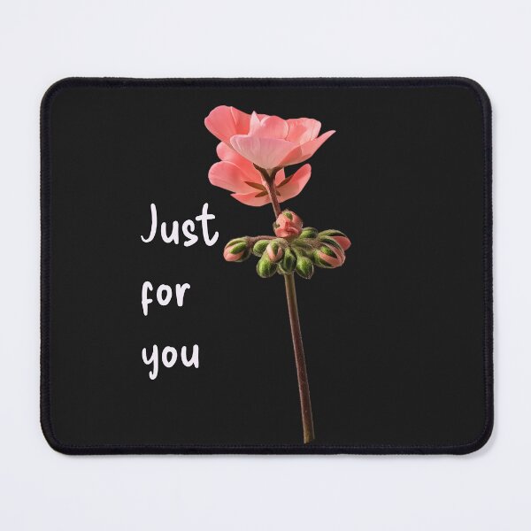 Item preview, Just for You Pink Flower Romantic Floral Design designed and sold by IrynaLineArt.