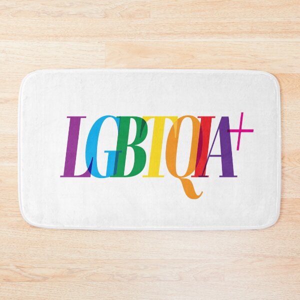 Item preview, Bold LGBTQIA+ Pride Rainbow Typography – Colorful Inclusive Statement Design designed and sold by artworkathome.