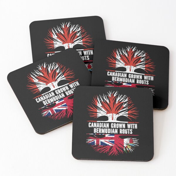 Item preview, Canadian Grown with Bermudian Roots Canada Flag designed and sold by CosmoKitsch.