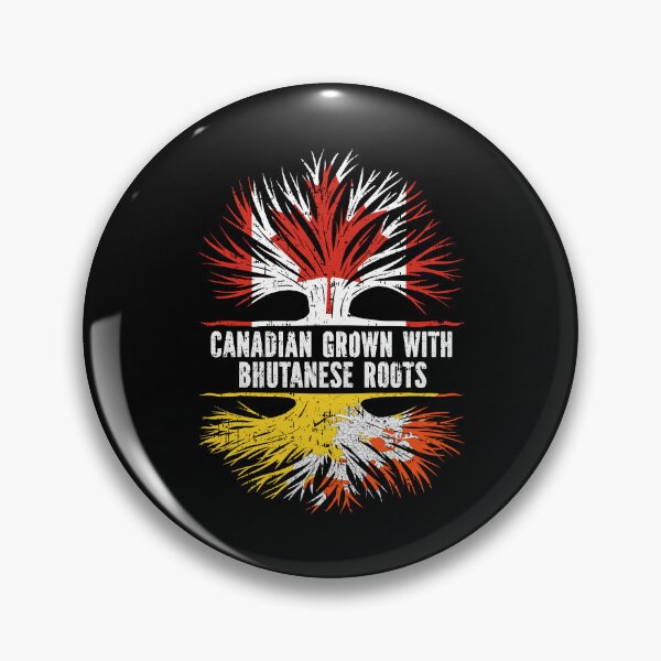 Item preview, Canadian Grown with Bhutanese Roots Canada Flag designed and sold by CosmoKitsch.