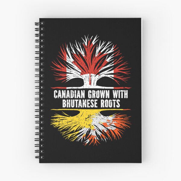 Item preview, Canadian Grown with Bhutanese Roots Canada Flag designed and sold by CosmoKitsch.