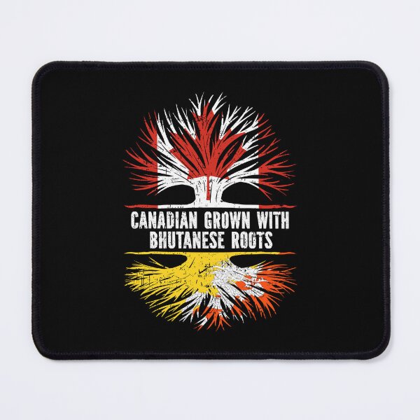 Item preview, Canadian Grown with Bhutanese Roots Canada Flag designed and sold by CosmoKitsch.