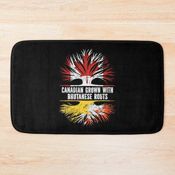 Item preview, Canadian Grown with Bhutanese Roots Canada Flag designed and sold by CosmoKitsch.