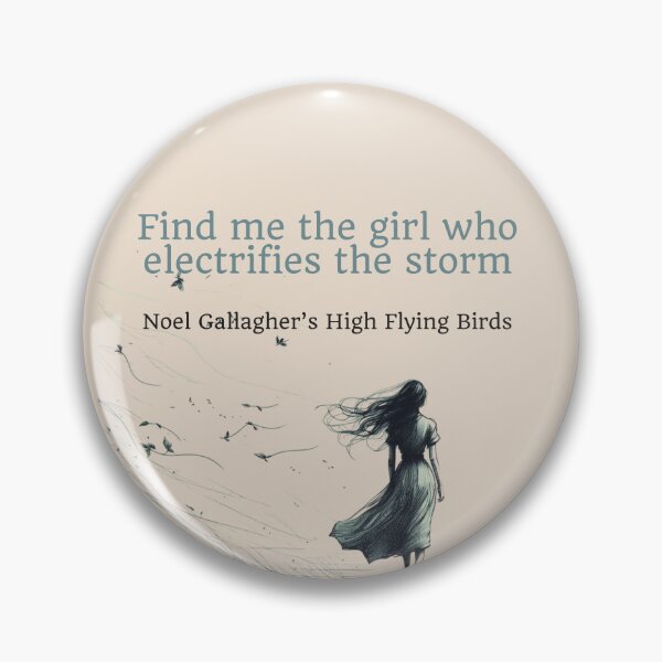 Item preview, Riverman Noel Gallagher's high flying birds fan art designed and sold by Etaipal.