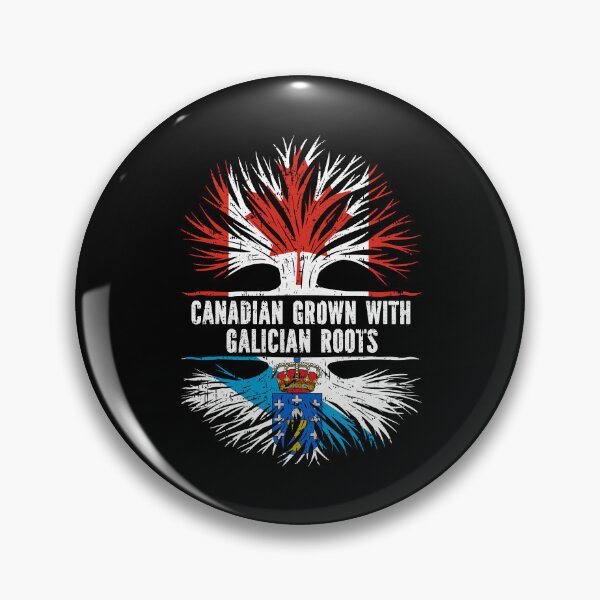 Item preview, Canadian Grown with Galician Roots Canada Flag designed and sold by CosmoKitsch.