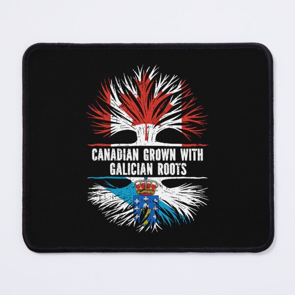 Item preview, Canadian Grown with Galician Roots Canada Flag designed and sold by CosmoKitsch.