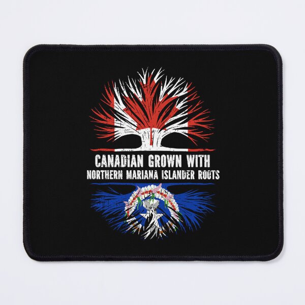 Item preview, Canadian Grown with Northern Mariana Islander Roots Canada Flag designed and sold by CosmoKitsch.
