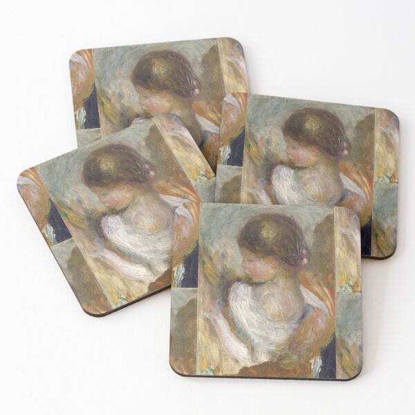 Item preview, Young Girl Reading by Pierre-Auguste Renoir: Impressionist Fine Art Print designed and sold by artofuniverse.