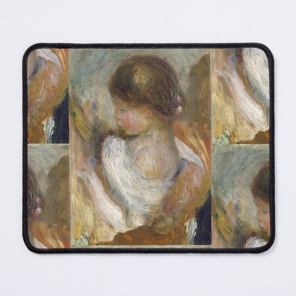 Item preview, Young Girl Reading by Pierre-Auguste Renoir: Impressionist Fine Art Print designed and sold by artofuniverse.