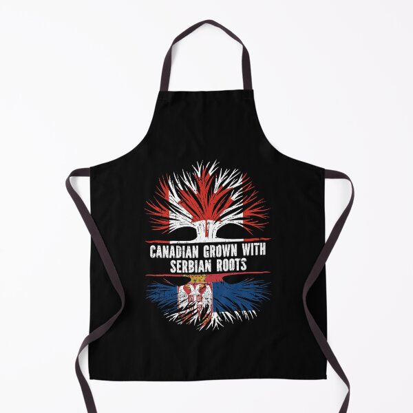 Item preview, Canadian Grown with Serbian Roots Canada Flag designed and sold by CosmoKitsch.